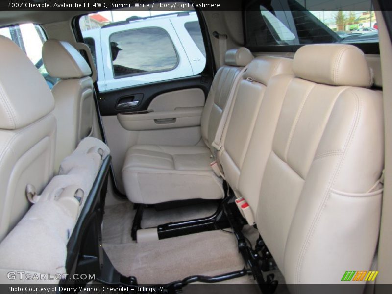 Summit White / Ebony/Light Cashmere 2007 Chevrolet Avalanche LT 4WD