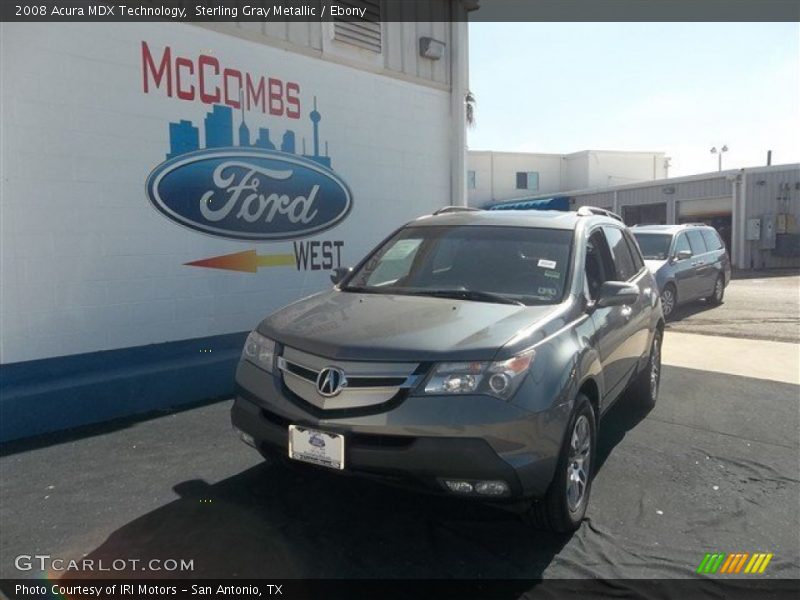 Sterling Gray Metallic / Ebony 2008 Acura MDX Technology