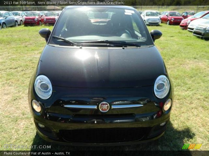 Nero (Black) / Sport Nero/Grigio/Nero (Black/Gray/Black) 2013 Fiat 500 Sport