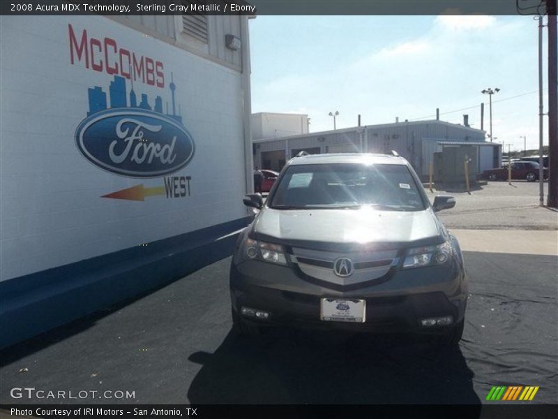 Sterling Gray Metallic / Ebony 2008 Acura MDX Technology
