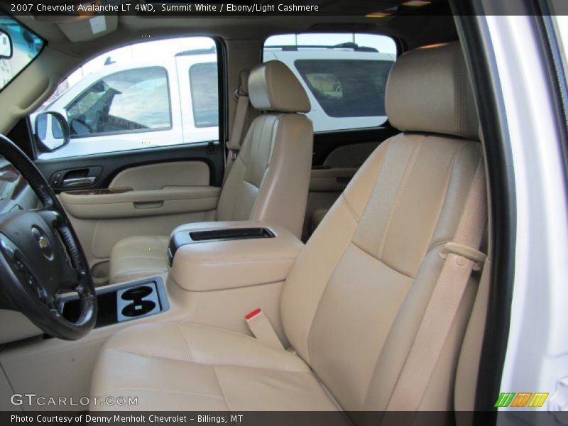 Summit White / Ebony/Light Cashmere 2007 Chevrolet Avalanche LT 4WD