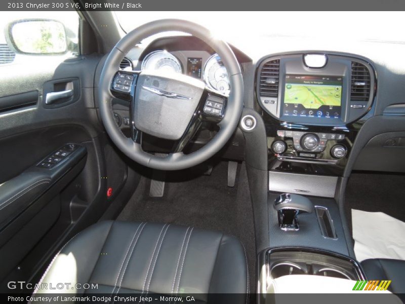 Bright White / Black 2013 Chrysler 300 S V6
