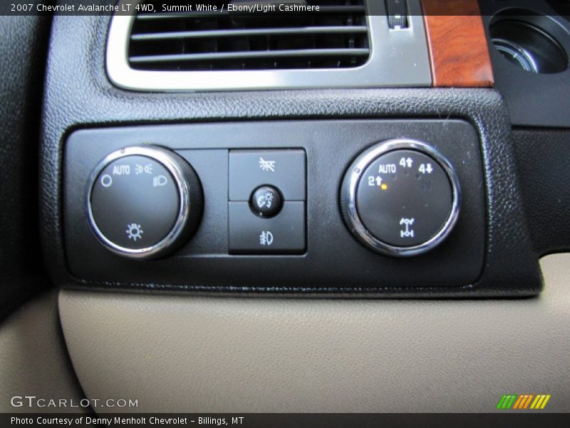 Summit White / Ebony/Light Cashmere 2007 Chevrolet Avalanche LT 4WD