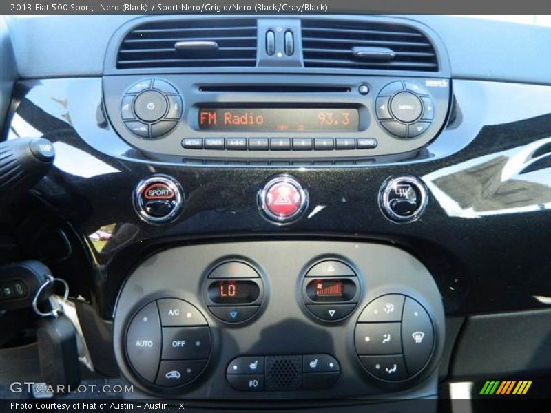 Controls of 2013 500 Sport