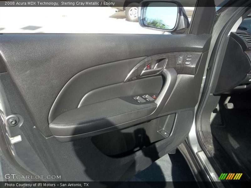 Sterling Gray Metallic / Ebony 2008 Acura MDX Technology