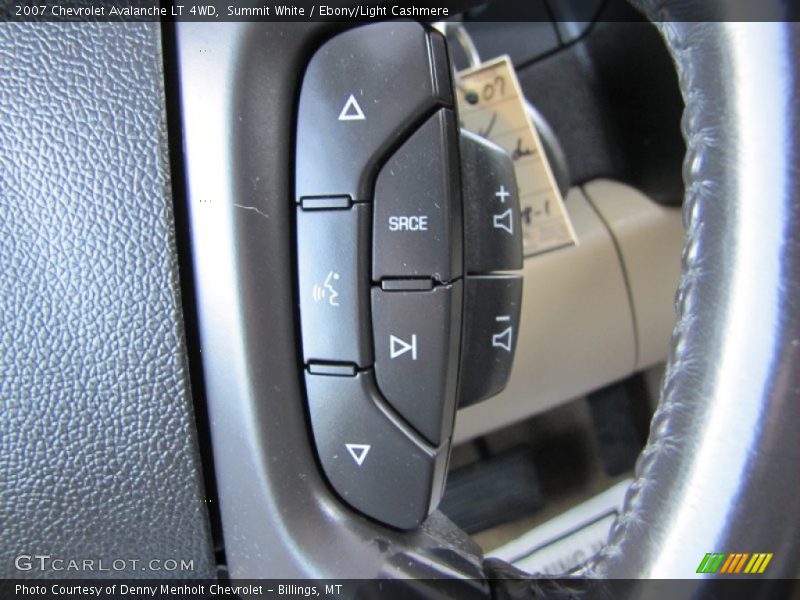 Summit White / Ebony/Light Cashmere 2007 Chevrolet Avalanche LT 4WD
