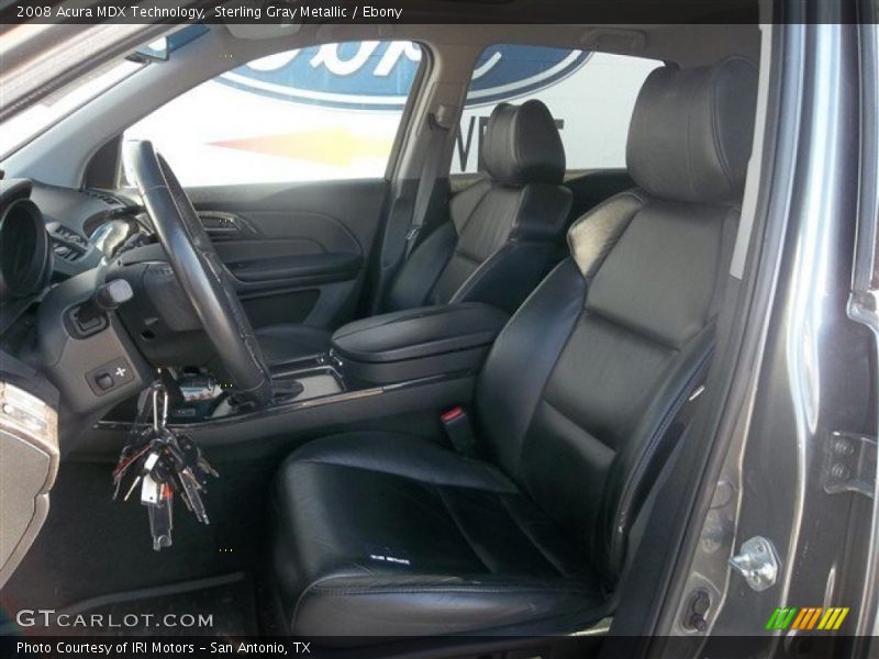 Sterling Gray Metallic / Ebony 2008 Acura MDX Technology
