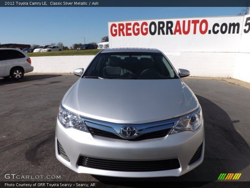 Classic Silver Metallic / Ash 2012 Toyota Camry LE