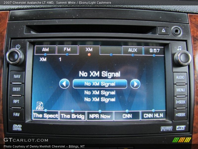 Summit White / Ebony/Light Cashmere 2007 Chevrolet Avalanche LT 4WD