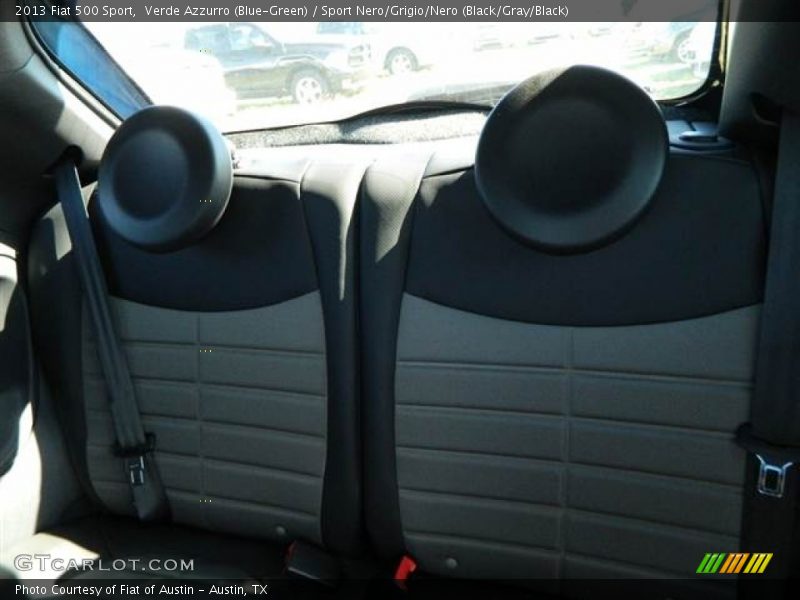 Verde Azzurro (Blue-Green) / Sport Nero/Grigio/Nero (Black/Gray/Black) 2013 Fiat 500 Sport