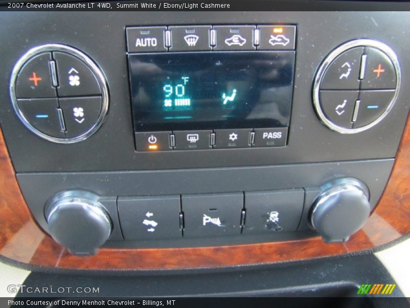 Summit White / Ebony/Light Cashmere 2007 Chevrolet Avalanche LT 4WD