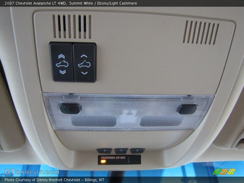 Summit White / Ebony/Light Cashmere 2007 Chevrolet Avalanche LT 4WD