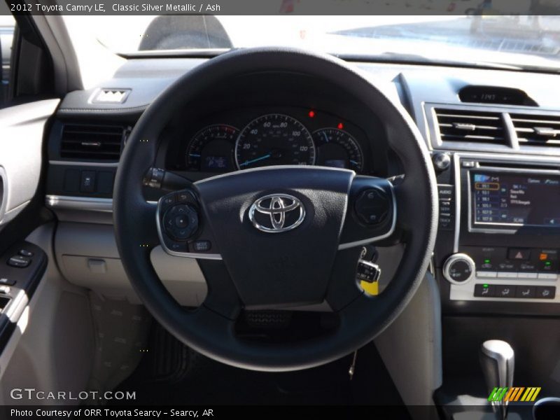 Classic Silver Metallic / Ash 2012 Toyota Camry LE