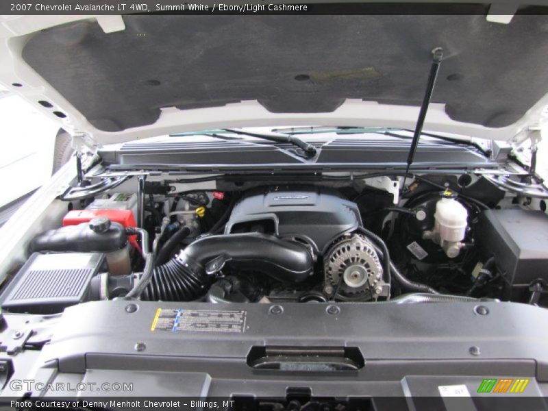 Summit White / Ebony/Light Cashmere 2007 Chevrolet Avalanche LT 4WD