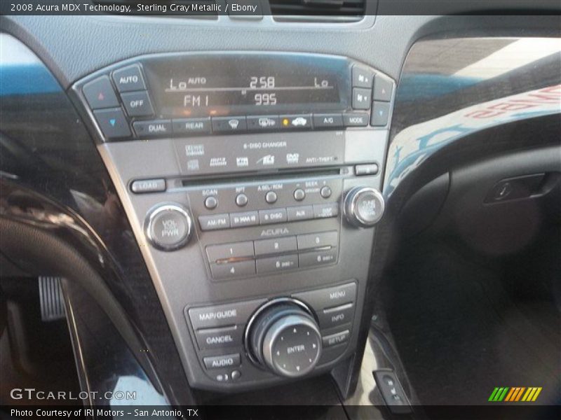 Sterling Gray Metallic / Ebony 2008 Acura MDX Technology