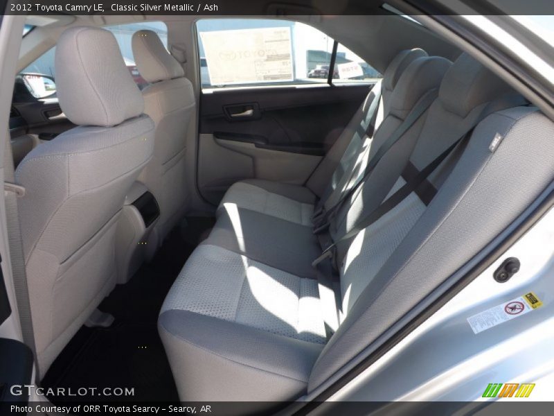 Classic Silver Metallic / Ash 2012 Toyota Camry LE