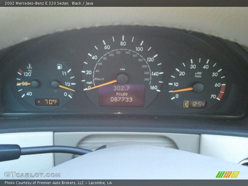 Black / Java 2002 Mercedes-Benz E 320 Sedan