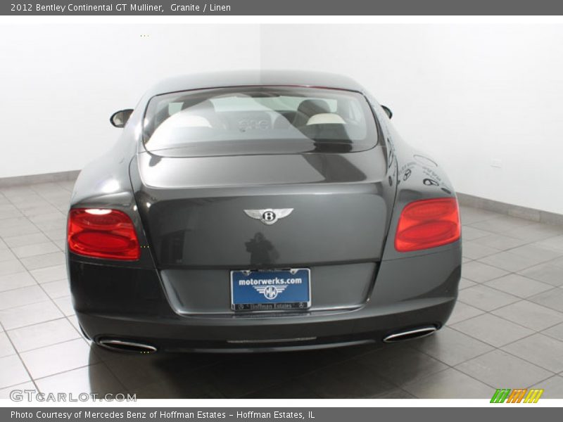 Granite / Linen 2012 Bentley Continental GT Mulliner