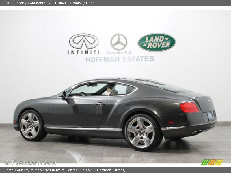 Granite / Linen 2012 Bentley Continental GT Mulliner