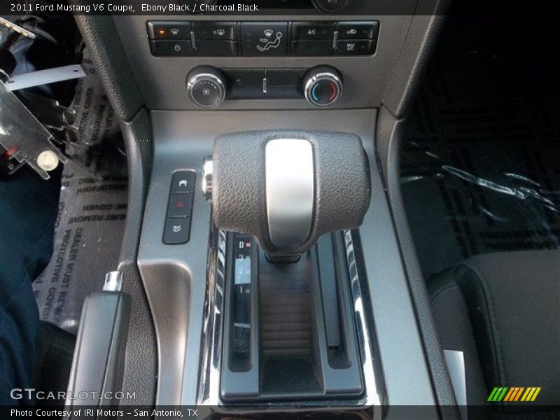 Ebony Black / Charcoal Black 2011 Ford Mustang V6 Coupe