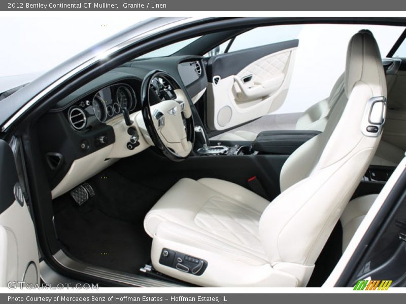Front Seat of 2012 Continental GT Mulliner