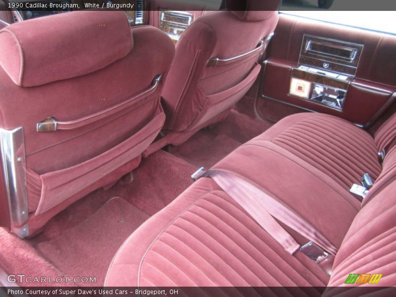 Rear Seat of 1990 Brougham 