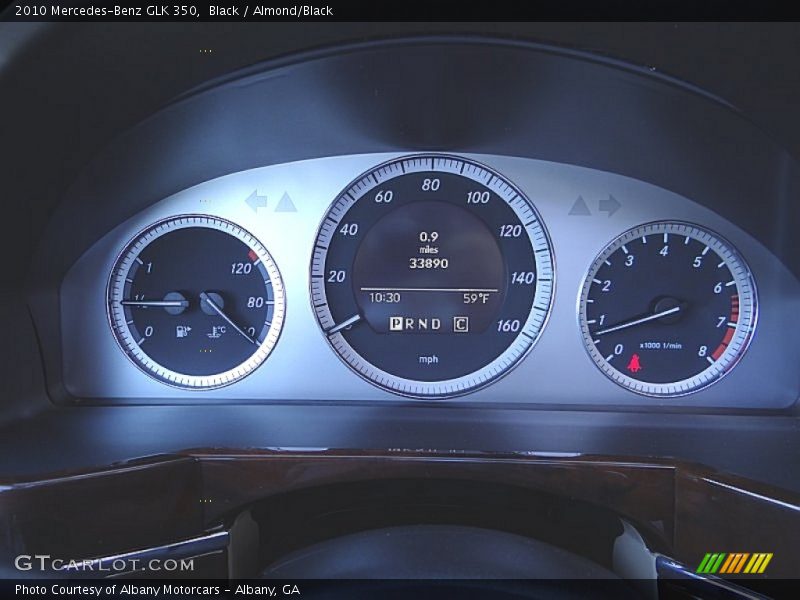 Black / Almond/Black 2010 Mercedes-Benz GLK 350
