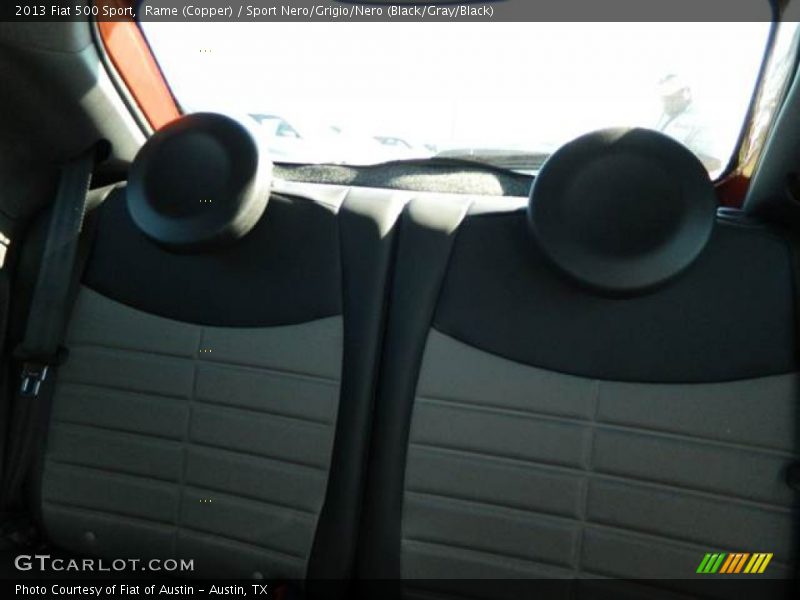 Rame (Copper) / Sport Nero/Grigio/Nero (Black/Gray/Black) 2013 Fiat 500 Sport