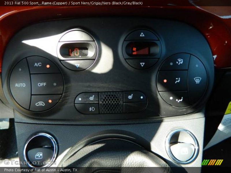 Controls of 2013 500 Sport