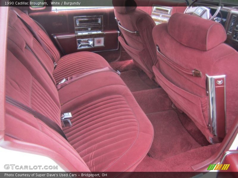 Rear Seat of 1990 Brougham 