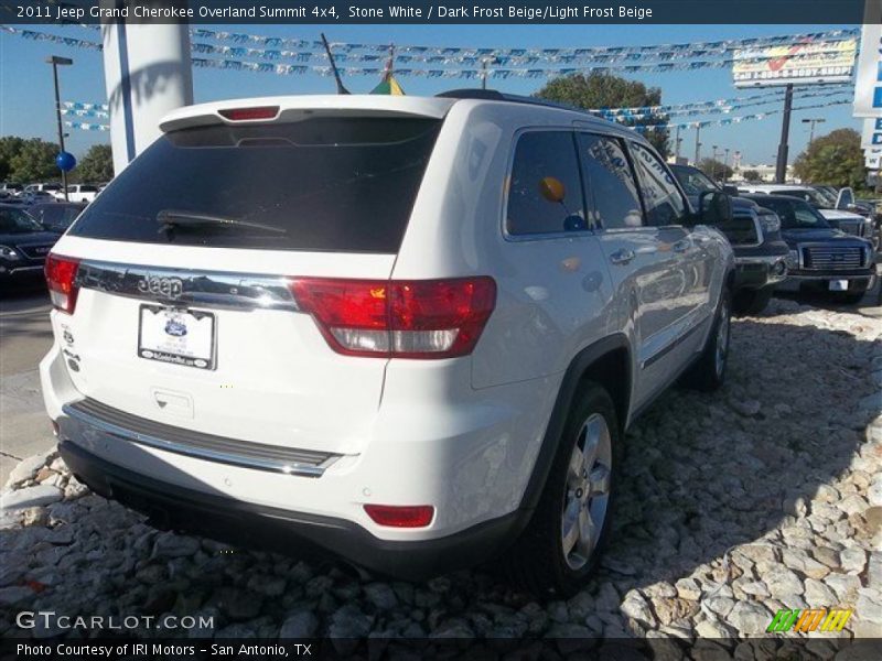 Stone White / Dark Frost Beige/Light Frost Beige 2011 Jeep Grand Cherokee Overland Summit 4x4