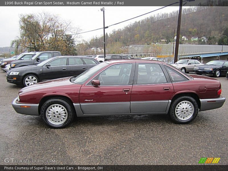  1996 Regal Gran Sport Sedan Medium Garnet Red Metallic