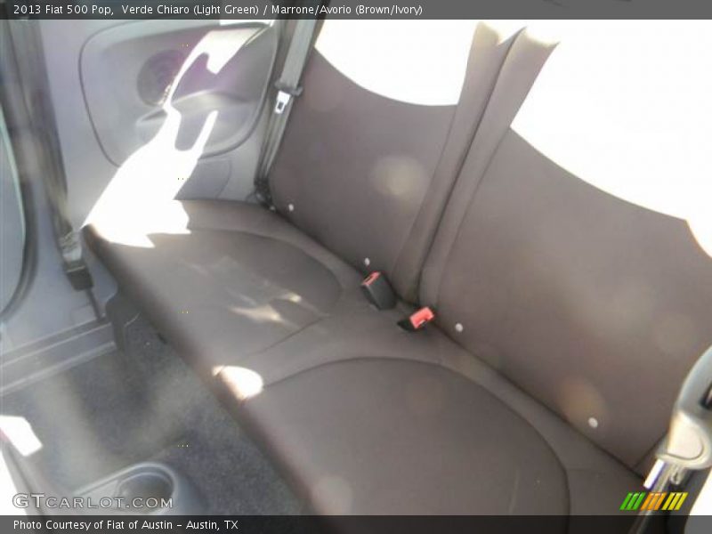 Verde Chiaro (Light Green) / Marrone/Avorio (Brown/Ivory) 2013 Fiat 500 Pop