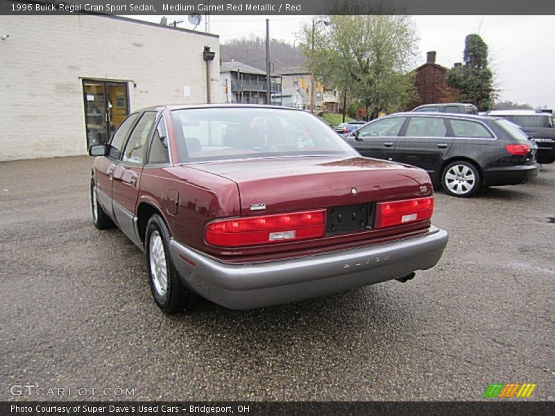  1996 Regal Gran Sport Sedan Medium Garnet Red Metallic