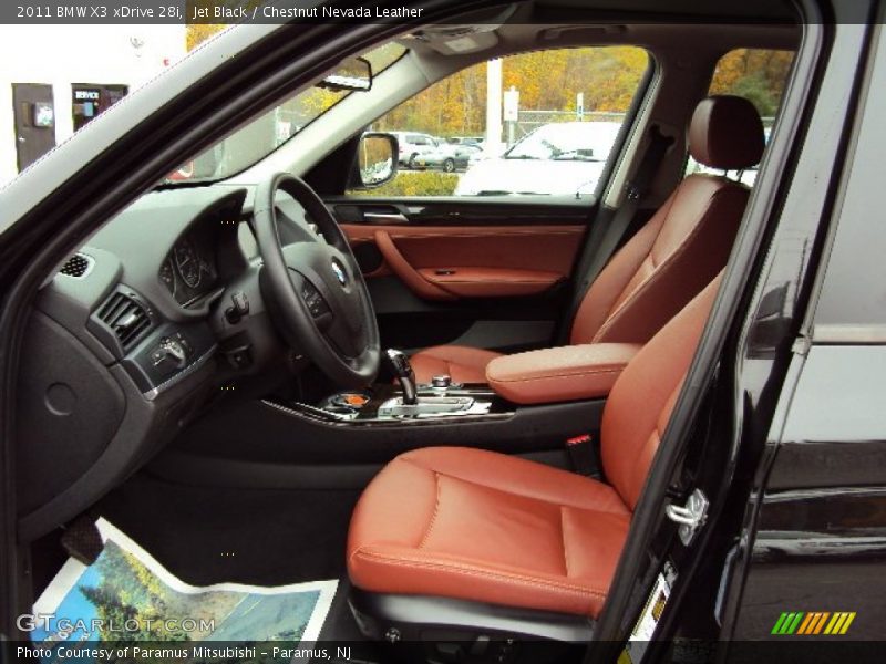 Front Seat of 2011 X3 xDrive 28i