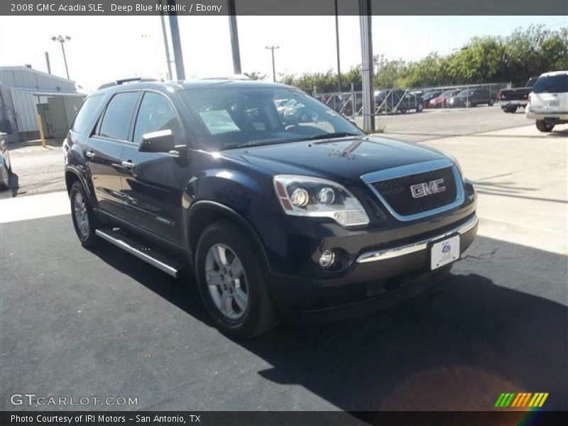 Deep Blue Metallic / Ebony 2008 GMC Acadia SLE