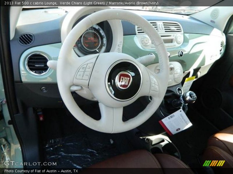 Dashboard of 2013 500 c cabrio Lounge