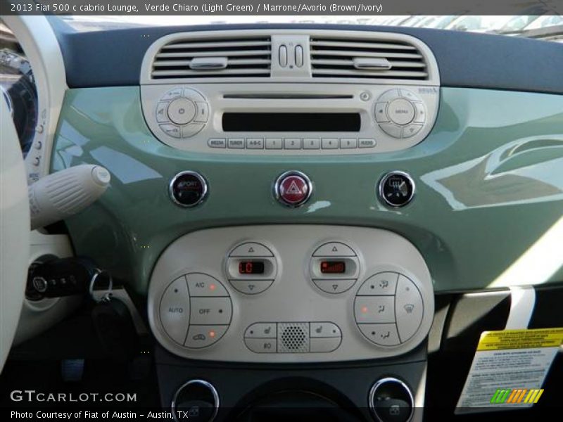Controls of 2013 500 c cabrio Lounge