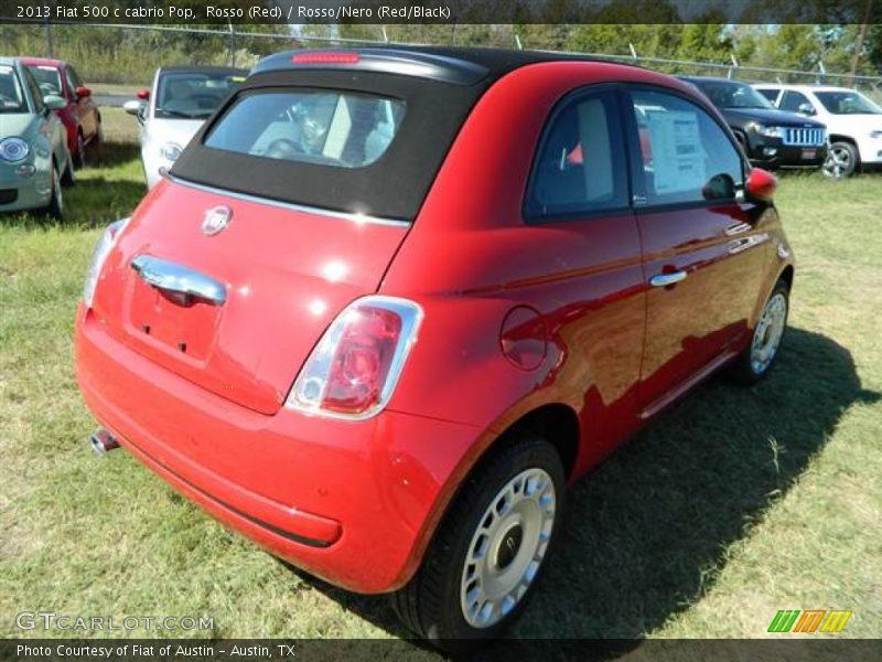  2013 500 c cabrio Pop Rosso (Red)