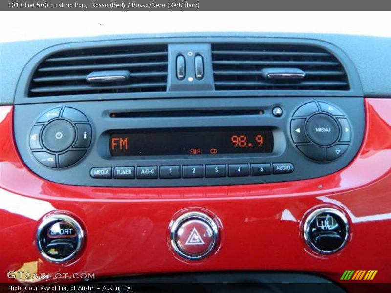 Audio System of 2013 500 c cabrio Pop