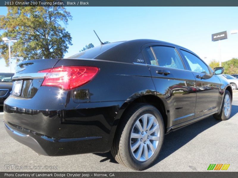 Black / Black 2013 Chrysler 200 Touring Sedan