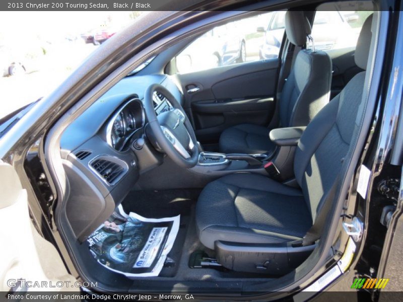 Black / Black 2013 Chrysler 200 Touring Sedan