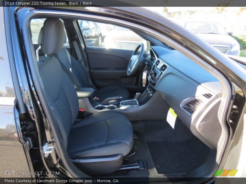 Black / Black 2013 Chrysler 200 Touring Sedan