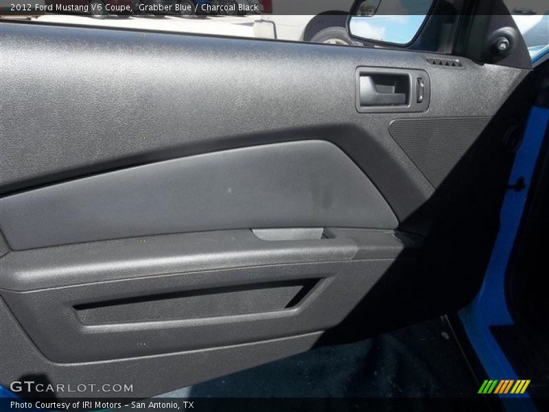 Grabber Blue / Charcoal Black 2012 Ford Mustang V6 Coupe
