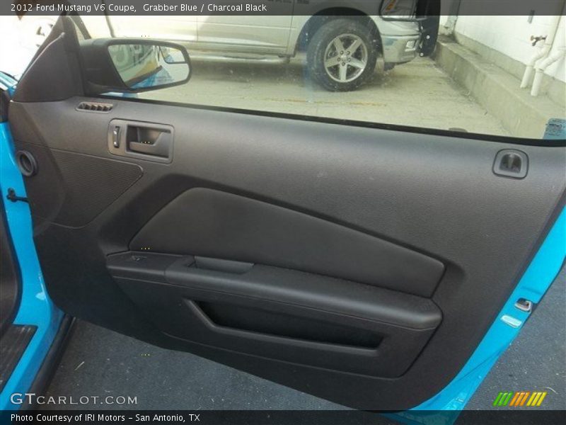 Grabber Blue / Charcoal Black 2012 Ford Mustang V6 Coupe