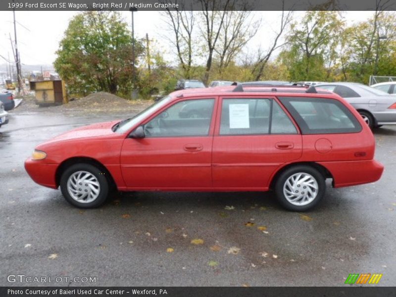  1999 Escort SE Wagon Bright Red