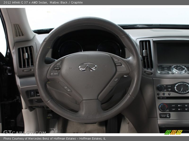 2012 G 37 x AWD Sedan Steering Wheel