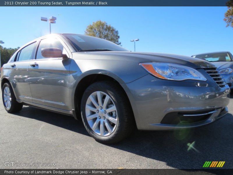 Tungsten Metallic / Black 2013 Chrysler 200 Touring Sedan