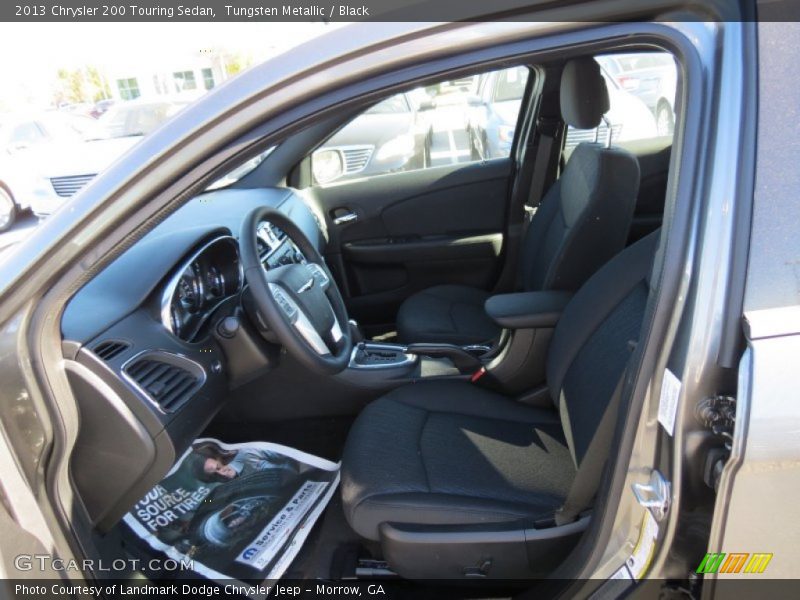 Tungsten Metallic / Black 2013 Chrysler 200 Touring Sedan