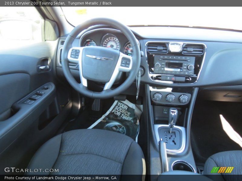 Tungsten Metallic / Black 2013 Chrysler 200 Touring Sedan